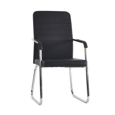 廠家直銷皮質網布辦公椅簡約靠背扶手椅家用接待職員電腦椅子代發