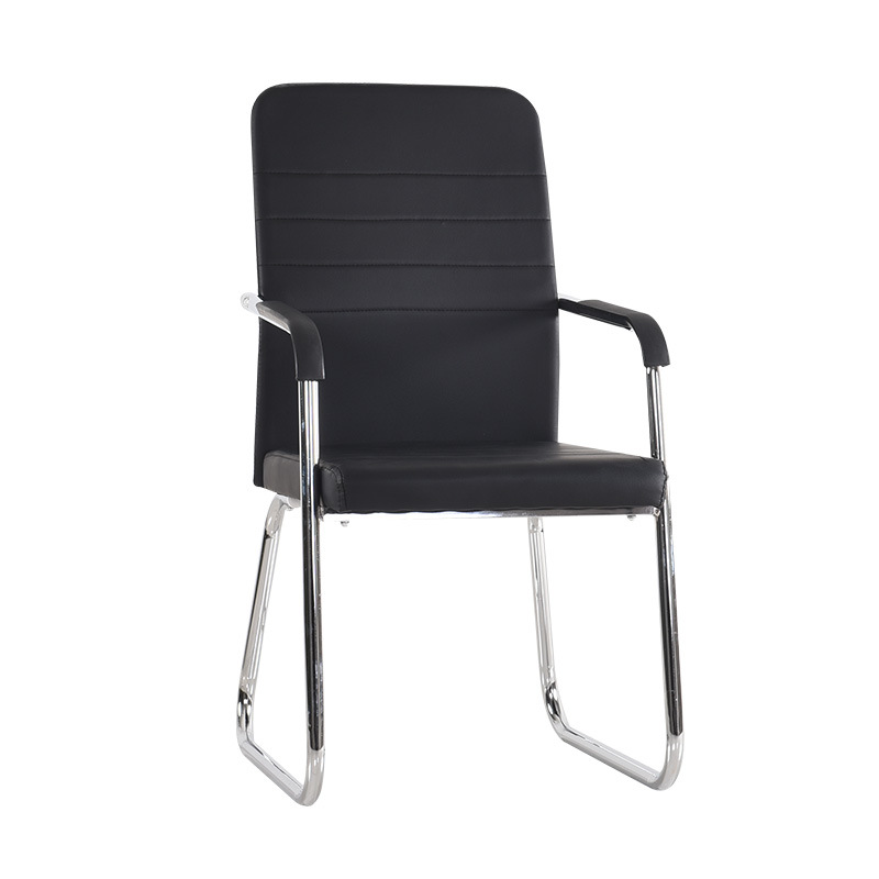 廠家直銷皮質網布辦公椅簡約靠背扶手椅家用接待職員電腦椅子代發