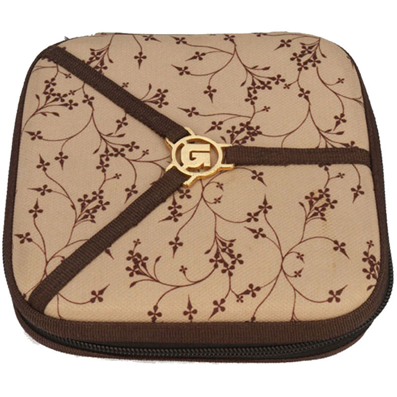 厂家供应EVA精美时尚CD盒大容量碟片收纳包 车载CD便携收纳包装盒