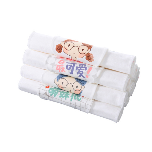 Hector's New Character Cotton Gauze Sweat Towel Children's Back Towel Baby Sweatproof Towel Face Towel Wholesale