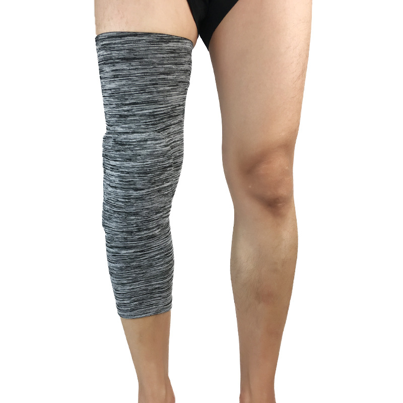 跨境批发篮球护膝盖透气防撞护大小腿套户外登山骑行运动护具用品