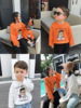 2019 Children's clothing spring clothes interest Wuzui printing Parenting Sweater Mother dress Lazy Easy jacket 03
