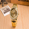 Fashionable quartz watches, metal men's watch, steel belt, wish