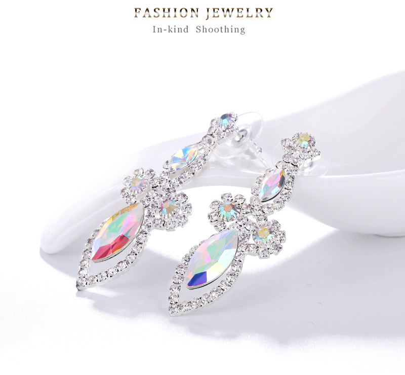 Fashion Bride Crystal Earrings display picture 4