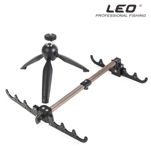 28066 LEO [ice fishing triangle turret bracket] winter fishing rod holder fishing gear table camera tripod