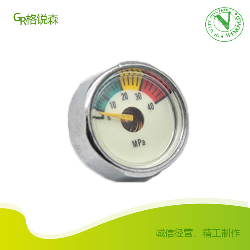 25MM六角迷你压力表迷你气压表微型压力表定制生产