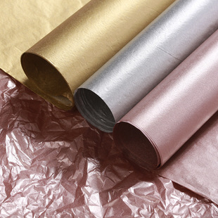 Gold Silver Rose Gold Wrapping Paper, Copying Paper Printing Paper Tissue Paper Flowers Gift Wrapping Paper