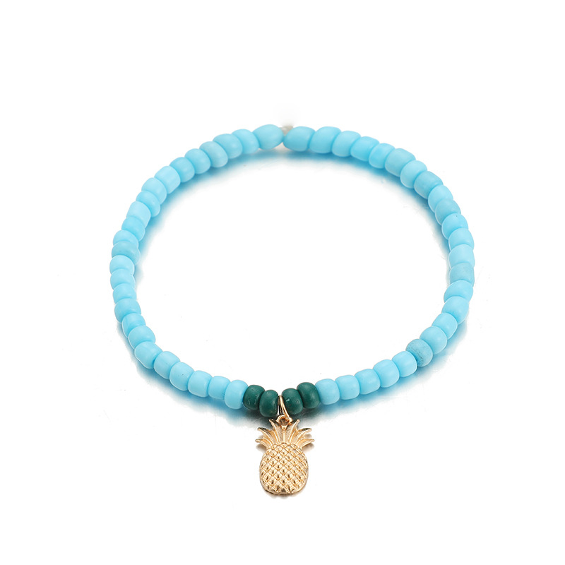 Nuevo Conjunto De Pulsera National Wind Wax Line Weave Beaded Coconut Pineapple Bracelet Nihaojewelry Wholesale display picture 10