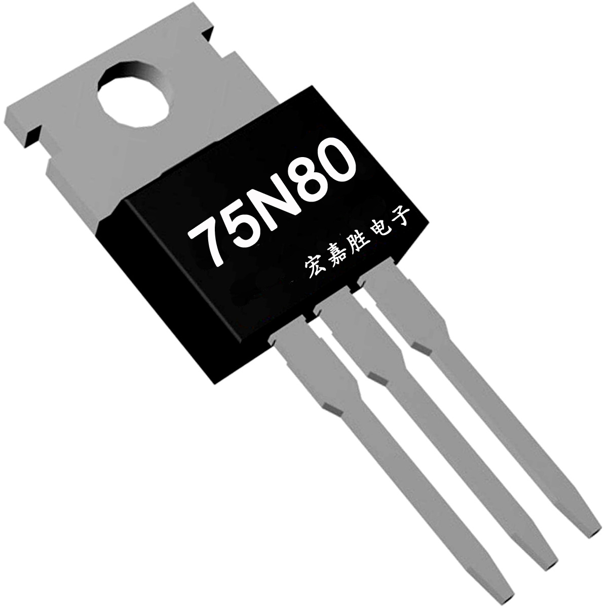 热卖CJP75N80 TO-220三极管 插件 MOS管 场效应三极管 N沟道