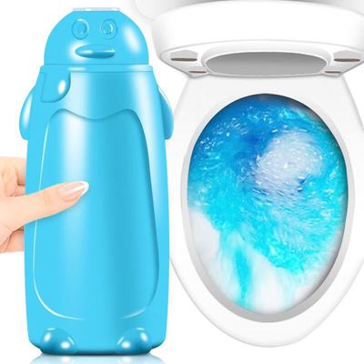 new pattern penguin Toilet treasure Toilet Cleaner Gel Toilet cleaners Toilet Ling Blue Bubble Cleaning agent wholesale