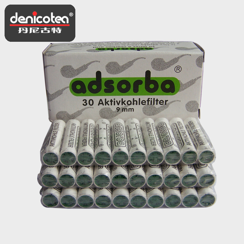 Denicotea丹尼古特 德國原裝進口活性炭9MM濾芯煙鬥煙嘴通用80130