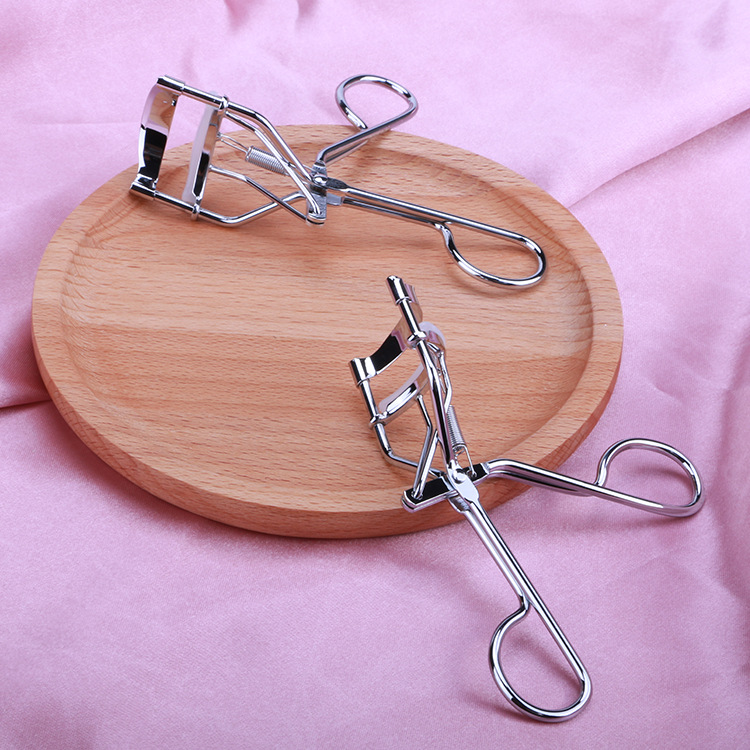 【熱銷】鍍銀全金屬手動不鏽鋼睫毛夾3D卷翹超廣角睫毛夾彈簧回彈