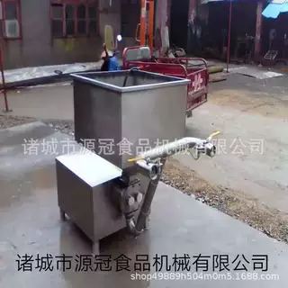 供应扭结定量灌肠机 香肠腊肠灌制机 哈尔滨红肠灌肠设备定制
