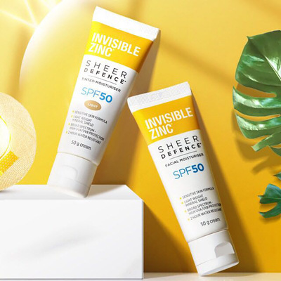 Invisible Zinc清透高倍物理防晒霜spf 50澳大利亚进口