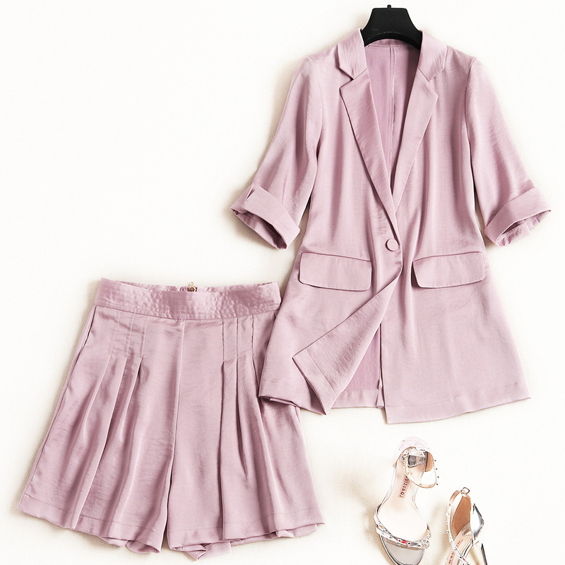 Costume femme SPLIT en Satin - Ref 3335047 Image 1