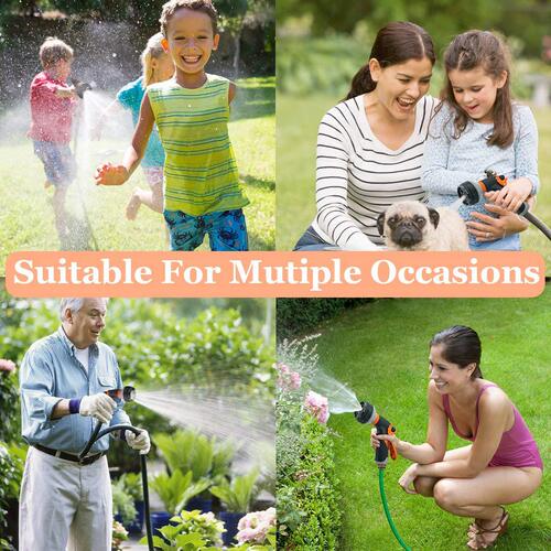 Multifunctional car wash high-pressure nozzle garden watering flower spray gun pet bathing gardening shower set