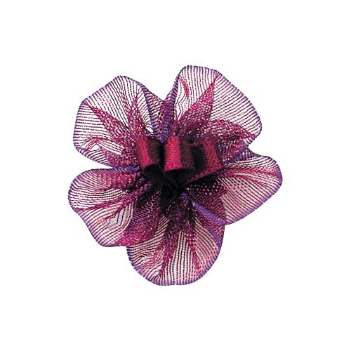 Yao Ming cinta flor decoración hecha a mano 2,2 cm ancho cinta flor accesorios de bricolaje regalo embalaje ropa interior ropa cinta pequeña flor