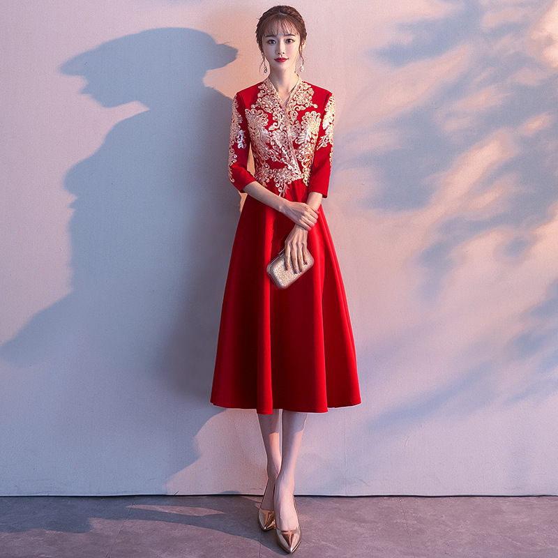 Evening dresses prom dress Vestidos de noche evening gowns woman wedding dress  dress engagement party evening dress