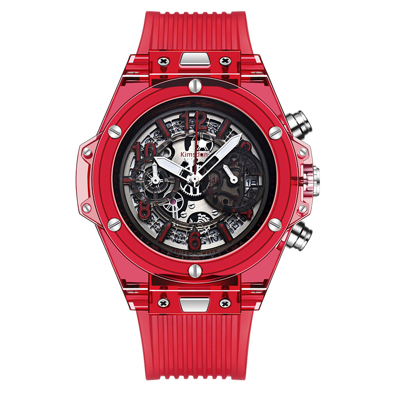 New Hot Selling Watch Kingston Silicone Tape Fashionable, Simple, Transparent, Multi Functional Waterproof Couple Watch Student Quartz Watch_voghion.com