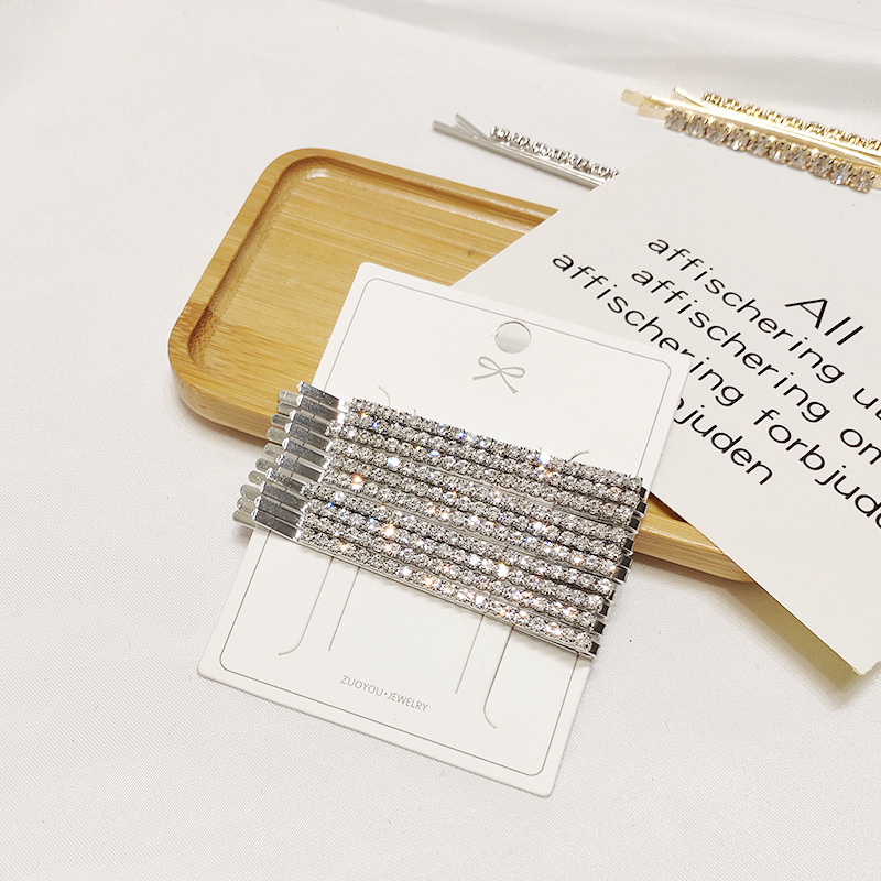 31g Weight Headwear Classification Wedding, Travel Occasion Alloy Material Women'S Gender Diamond Design Gold, Silver Color Women'S Alloy Diamond Headwear 3