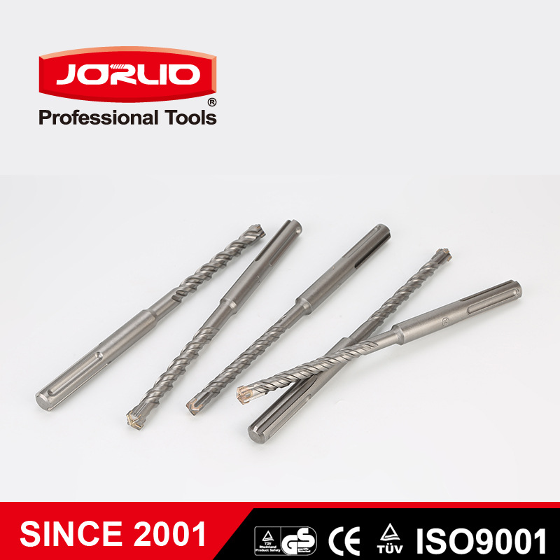 精镭外贸加长五坑电锤冲击钻头混凝土穿墙打孔钻头sds-max十字头