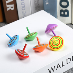 桌面減壓木製玩具 木質小陀螺 幼兒園小禮品 開業活動促銷贈品