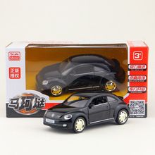 裕豐馬珂垯5寸合金汽車大眾新甲殼蟲金屬兒童玩具模型車開窗盒