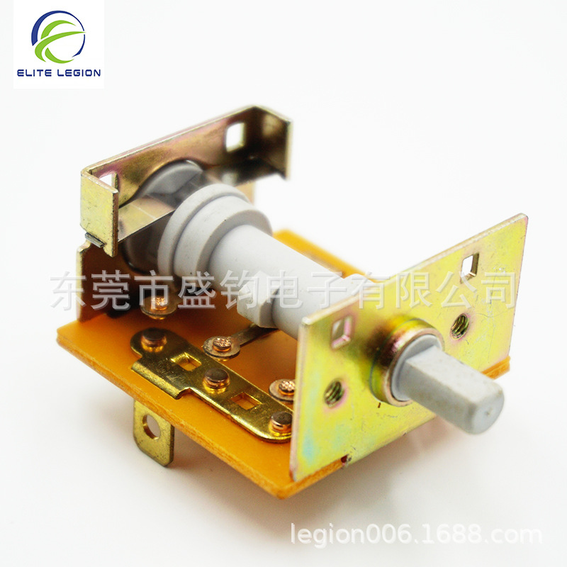 旋转开关 盛钧厂家直销 大功率电器方形电烤炉电源开关