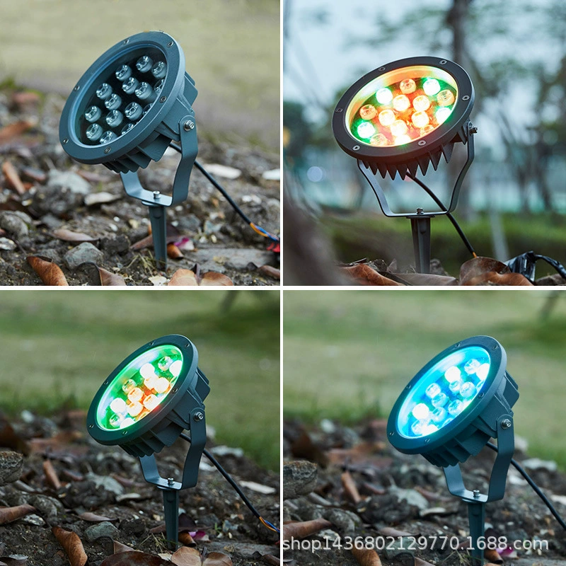 LED прожектор, садовые огни для беседки