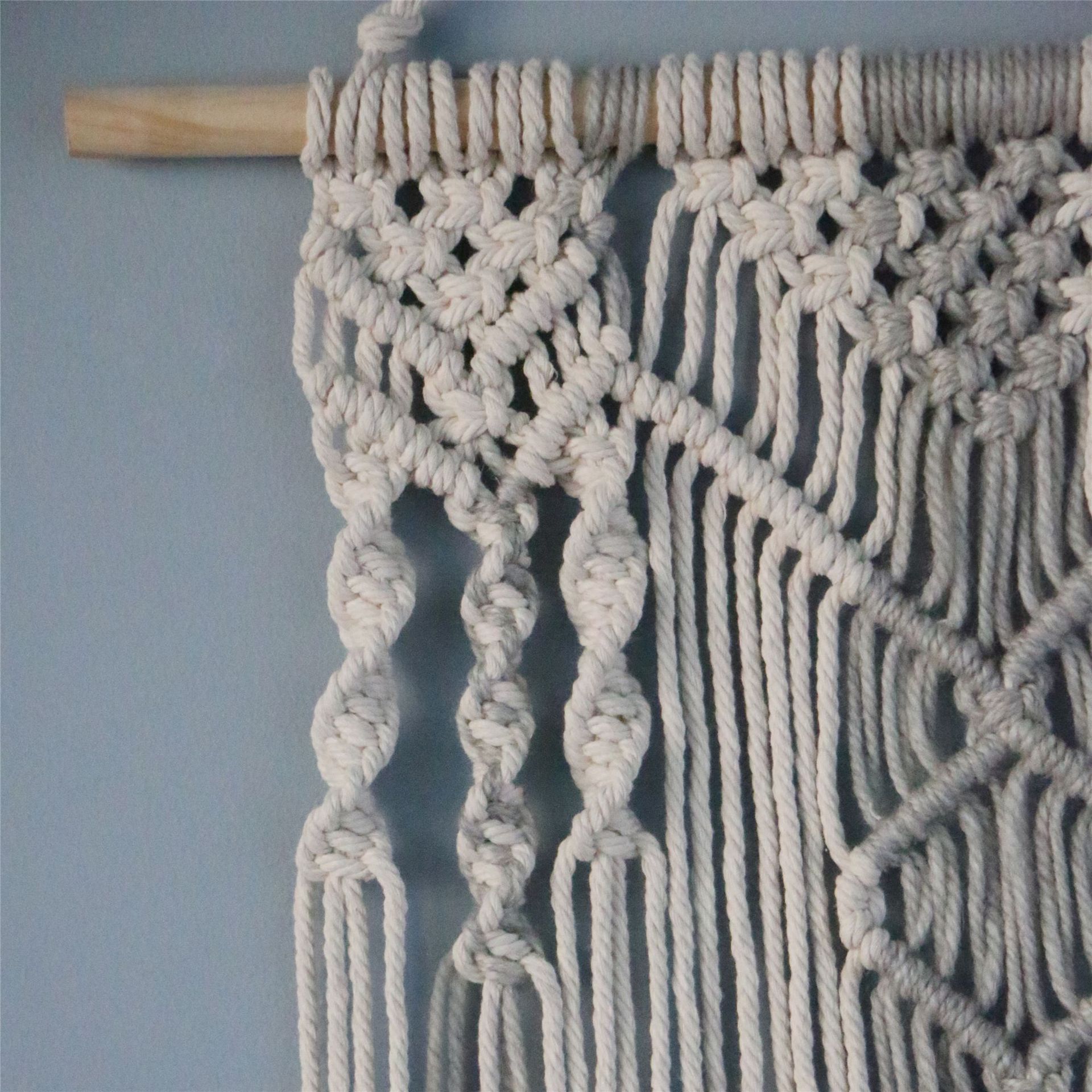 Woven retro tapestry, handmade, boho style