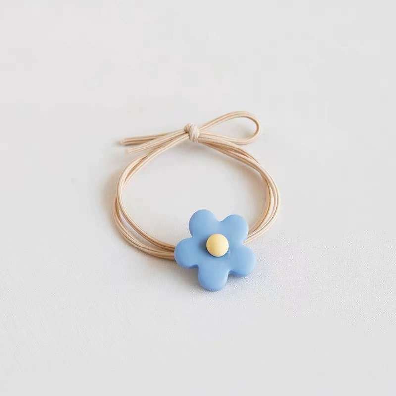 Brand hair rope flower-shaped, hair accessory, flowered