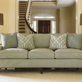 北欧布艺沙发组合三人位设计师出口别墅跨境电商亚马逊供应商家具