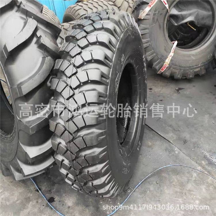 现货11.00-20人字花纹越野轮胎 斜交尼龙卡车胎9.00/10.00-20 E-2