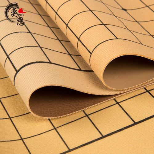 Dual-purpose pu leather Go chess board soft velvet Chinese chess drawings backgammon military chess folding double-sided leather chess board
