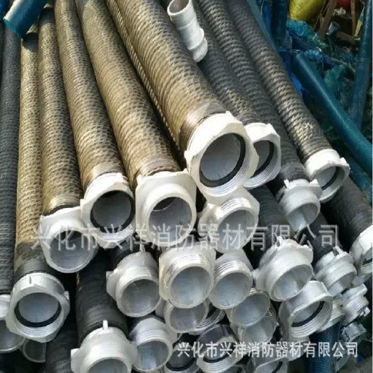 厂家直销 专业生产 消防橡胶吸水管 批发吸水管总成 消防吸水管