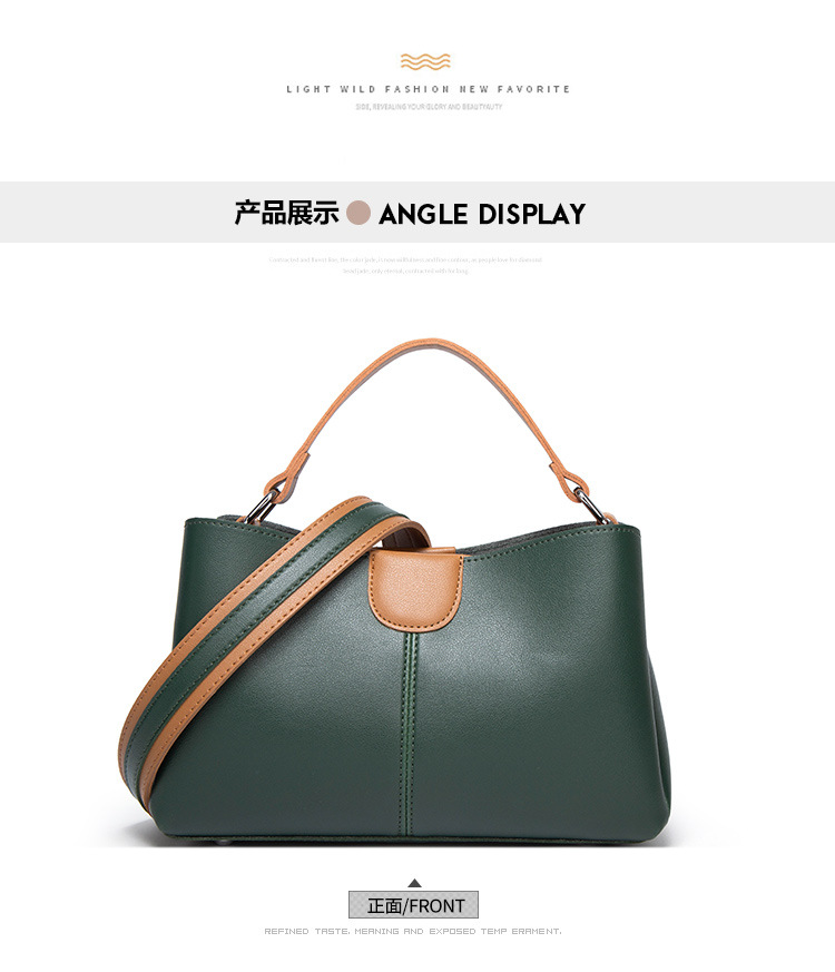 Korean Fashion Simple Retro Messenger Handbag display picture 6