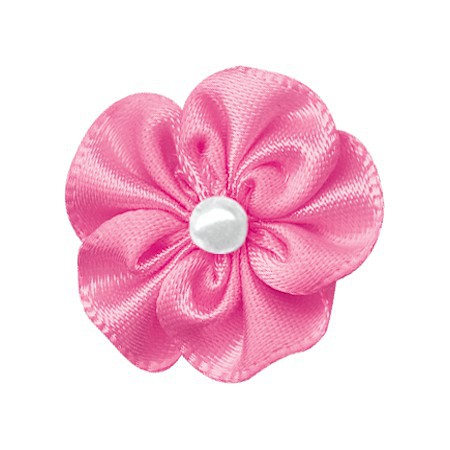 Yao Ming tejido hecho a mano cinta 2,2 cm arco pequeña flor regalo embalaje ropa interior accesorios cinta flor