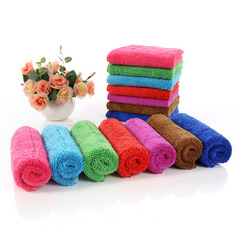 Korean Coral Fleece Cloth 30*40 Kitchen Hanging Scrubber Non-oil Absorbent Washing Towel Daily Use 400g 