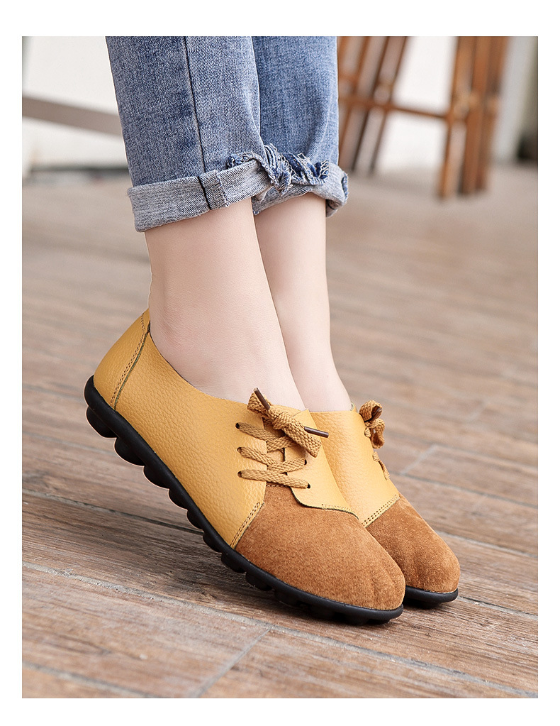 Large Women Shoes Casual Versatile Single Shoes Low