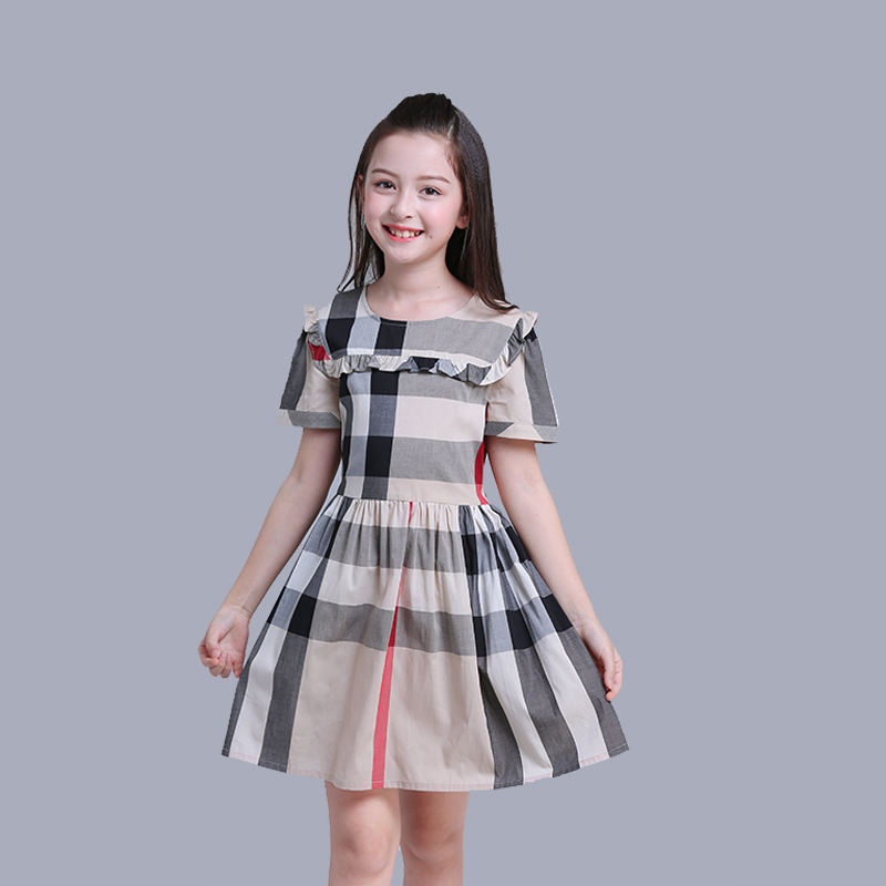 童装连衣裙一件代发 2019夏季新款女童连衣裙 欧美中大童公主裙