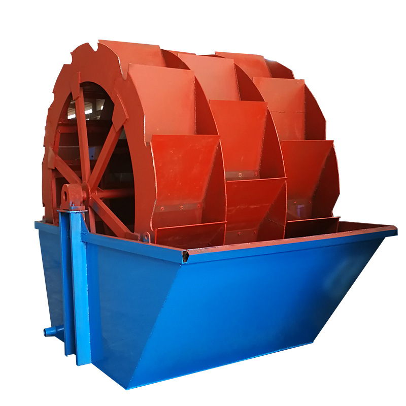 柏立松轮斗洗砂机 型号GX-2000  细砂泥沙石粉三槽式滚轮洗砂机