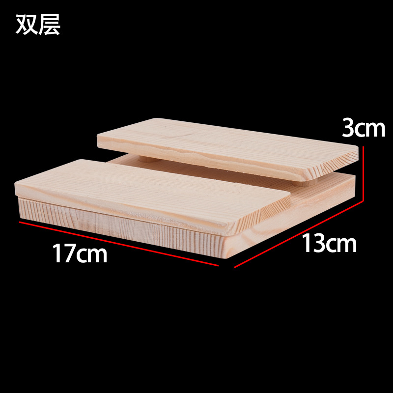 나무 스펙타클 프레임 사다리 유형 2 층