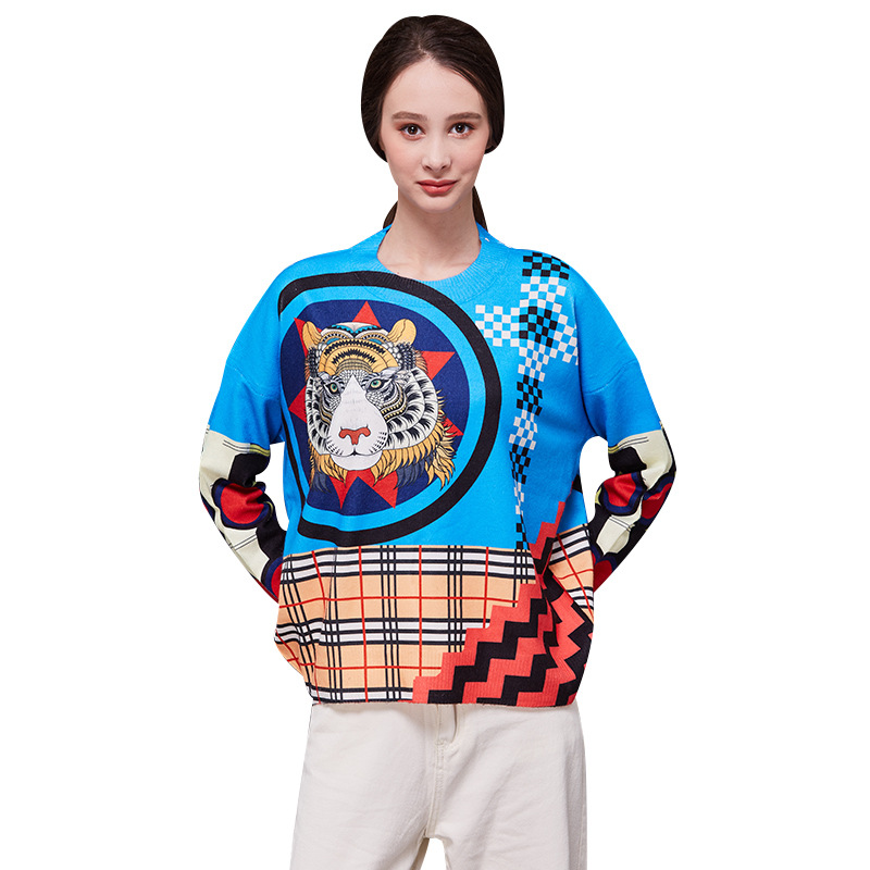 Pull femme en Fil lisse - Ref 3414747 Image 5