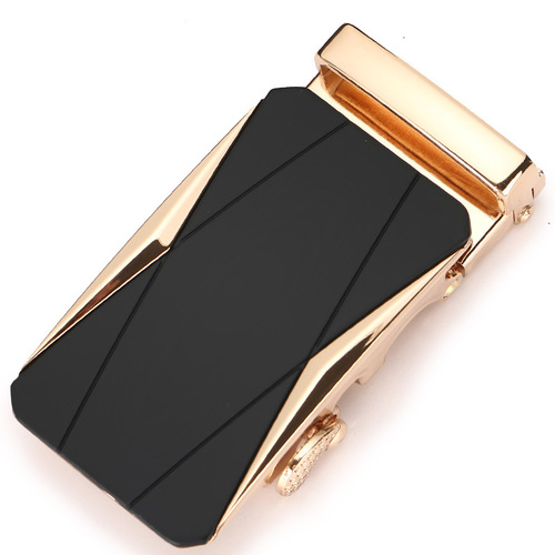Guanpin Hardware 3.5 men's belt buckle automatic buckle belt Korean style trendy casual middle-aged youth business belt