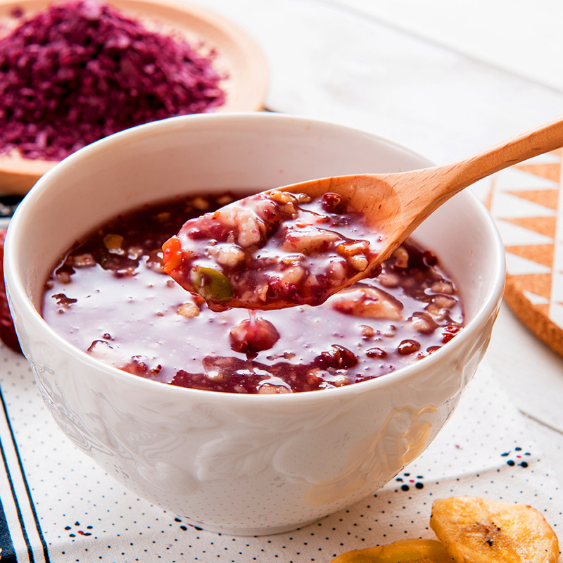 紫薯魔芋代餐粥 五谷杂 粮代餐粉 红豆薏米粉 即食早餐 魔芋粉OEM