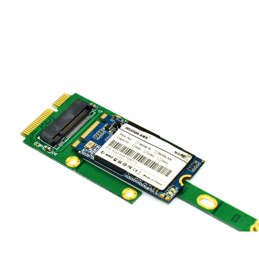 M.2 NGFFתmSATAת�ӿ�̨ʽ���ʼǱ�����SSD��̬Ӳ����չ��ת����