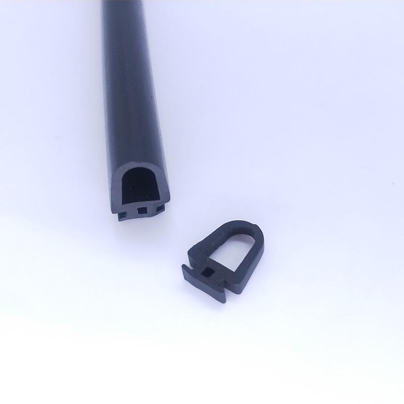 实力厂家 PVC钢带复合密封条 epdm三复合汽车机柜卡槽包边条