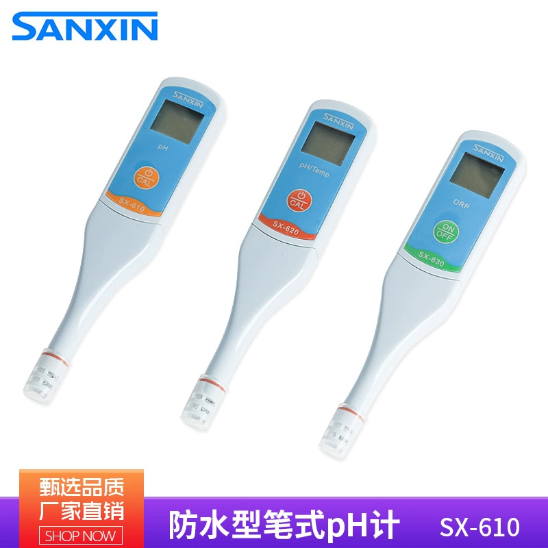 Shanghai Sanxin SX-610 pH-метр ручки лабораторный цифровой дисплей измеритель кислотности ручка-тип измерительный прибор