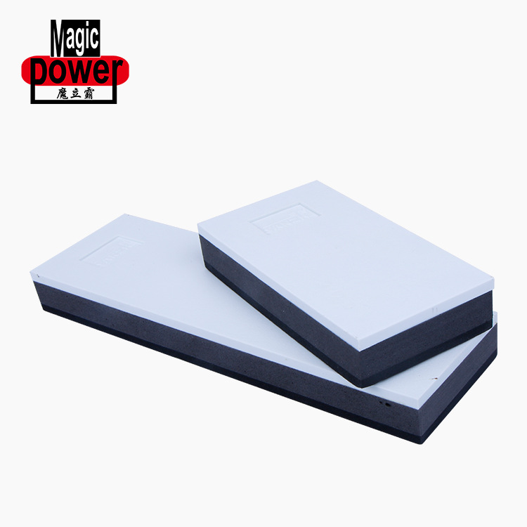 Tablero mate de masilla almohadilla de papel de lija blanca tablero de empuje de mano de masilla molino de agua tablero de pulido de alta espuma