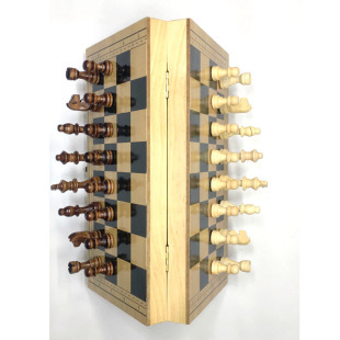 Wooden folding magnetic chess, new collection, Amazon, wholesale